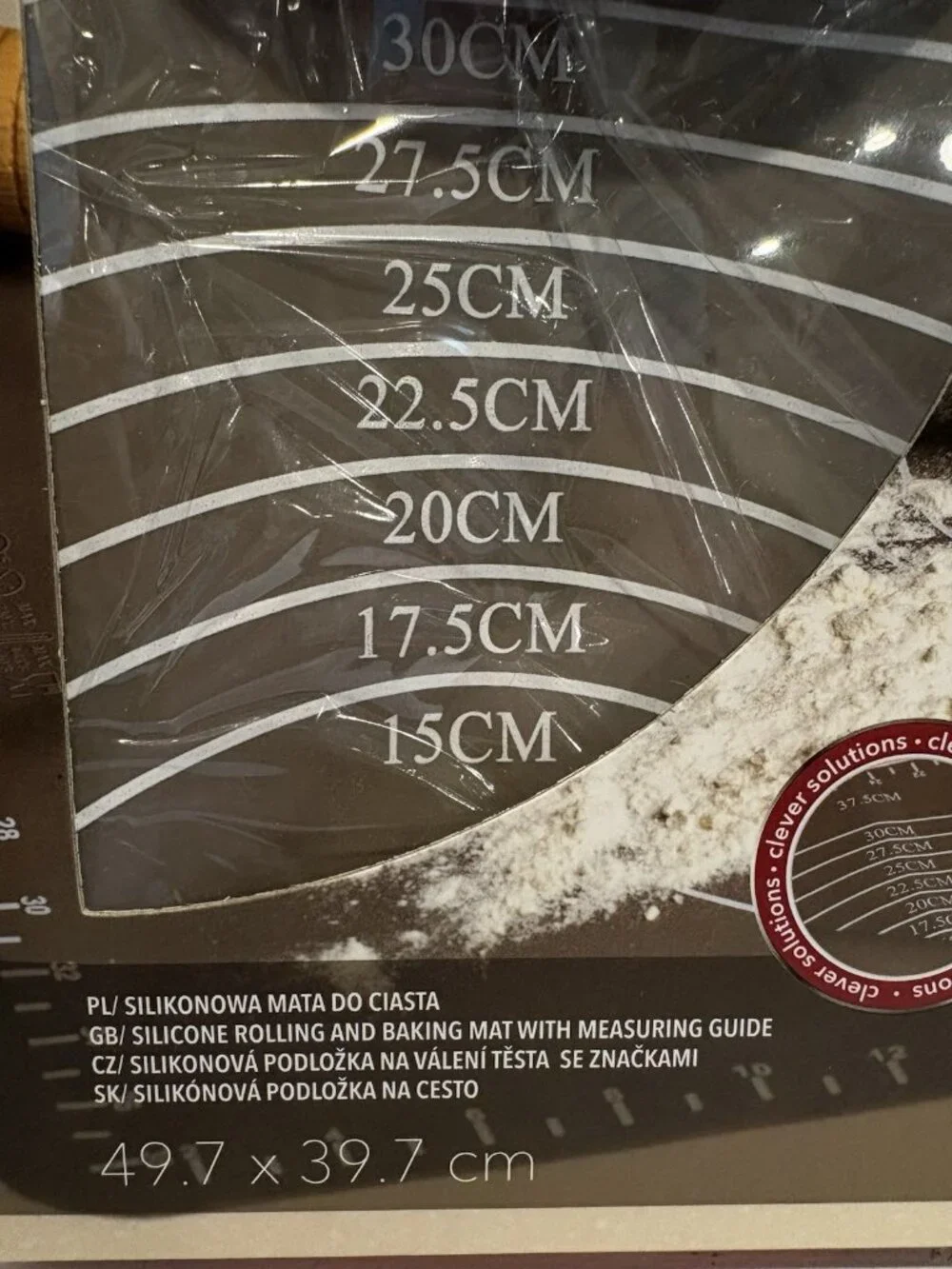 Florina Anide Silicone Rolling and Baking Mat with Measuring Guide 19.5